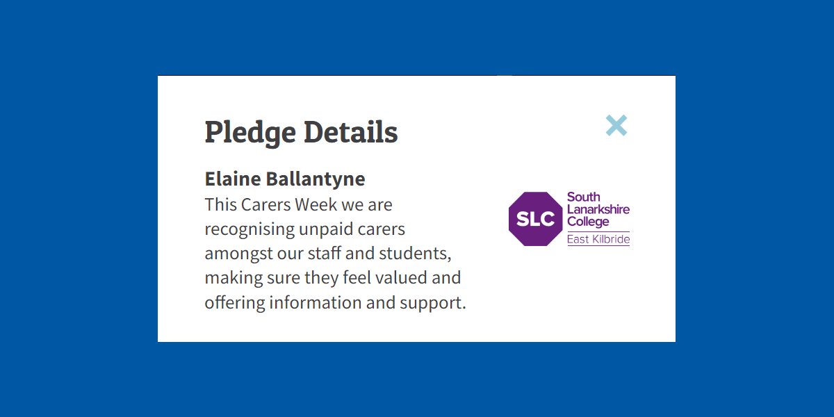 Pledge 22 S Lanarkshire College.png